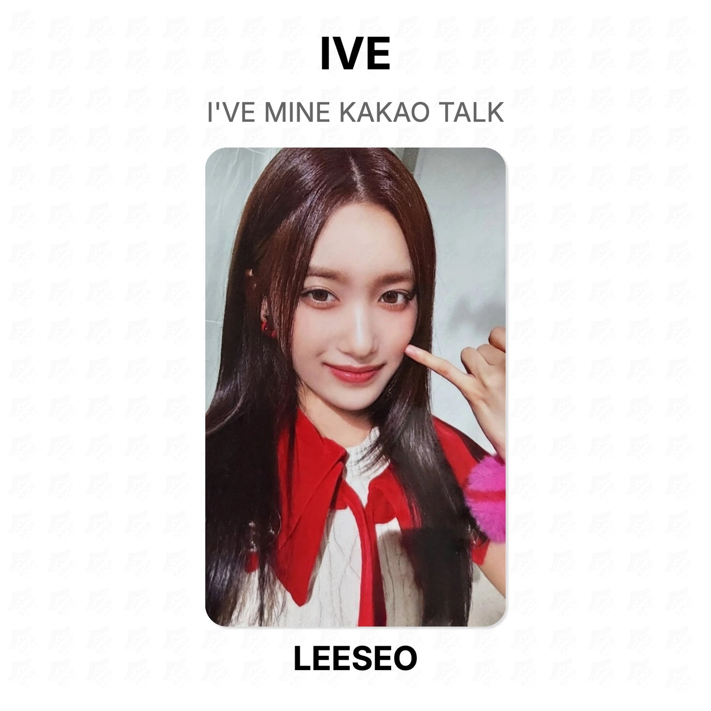 IVE I'VE MINE KAKAO TALK Official Photocard