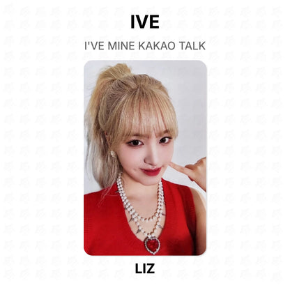 IVE I'VE MINE KAKAO TALK Official Photocard