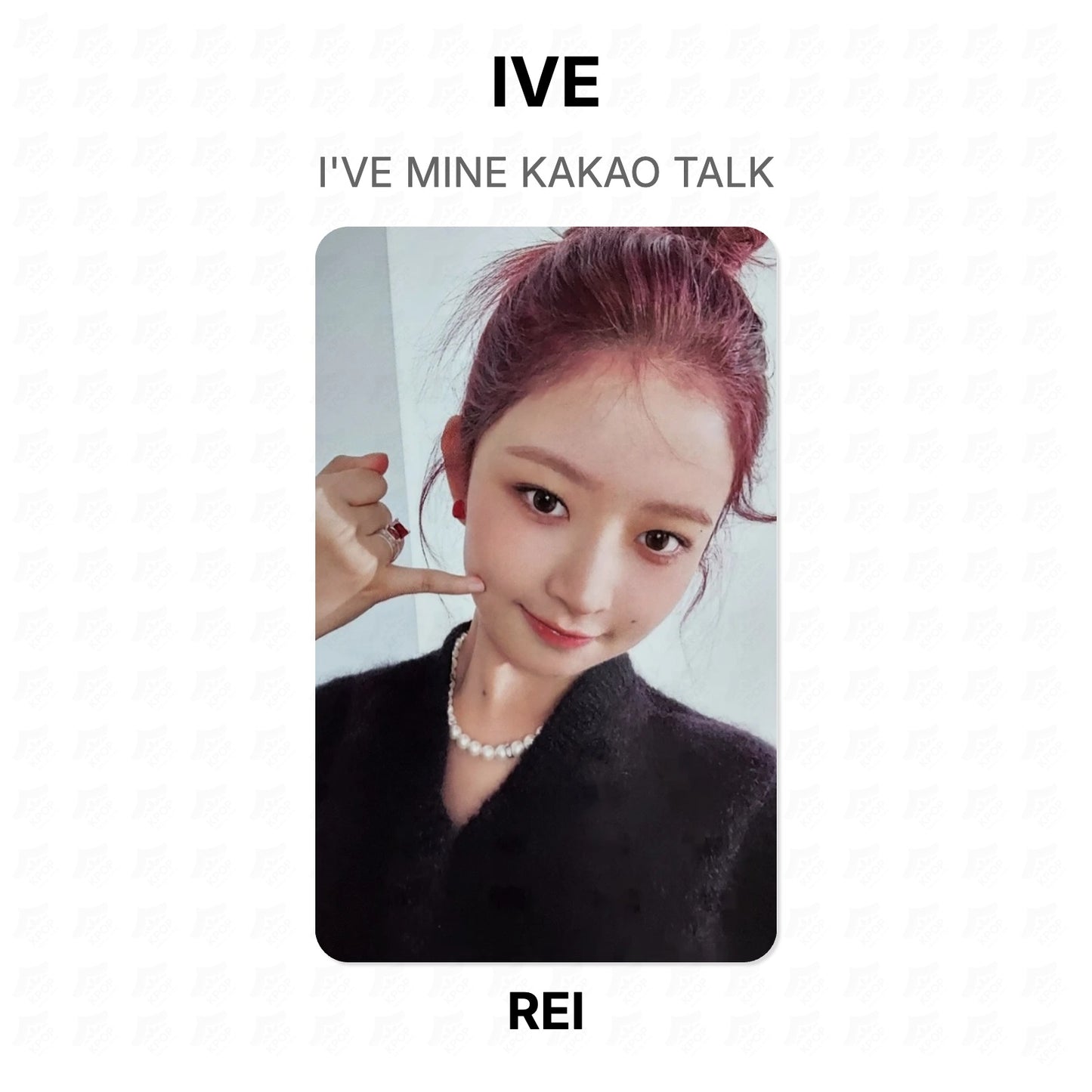 IVE I'VE MINE KAKAO TALK Official Photocard