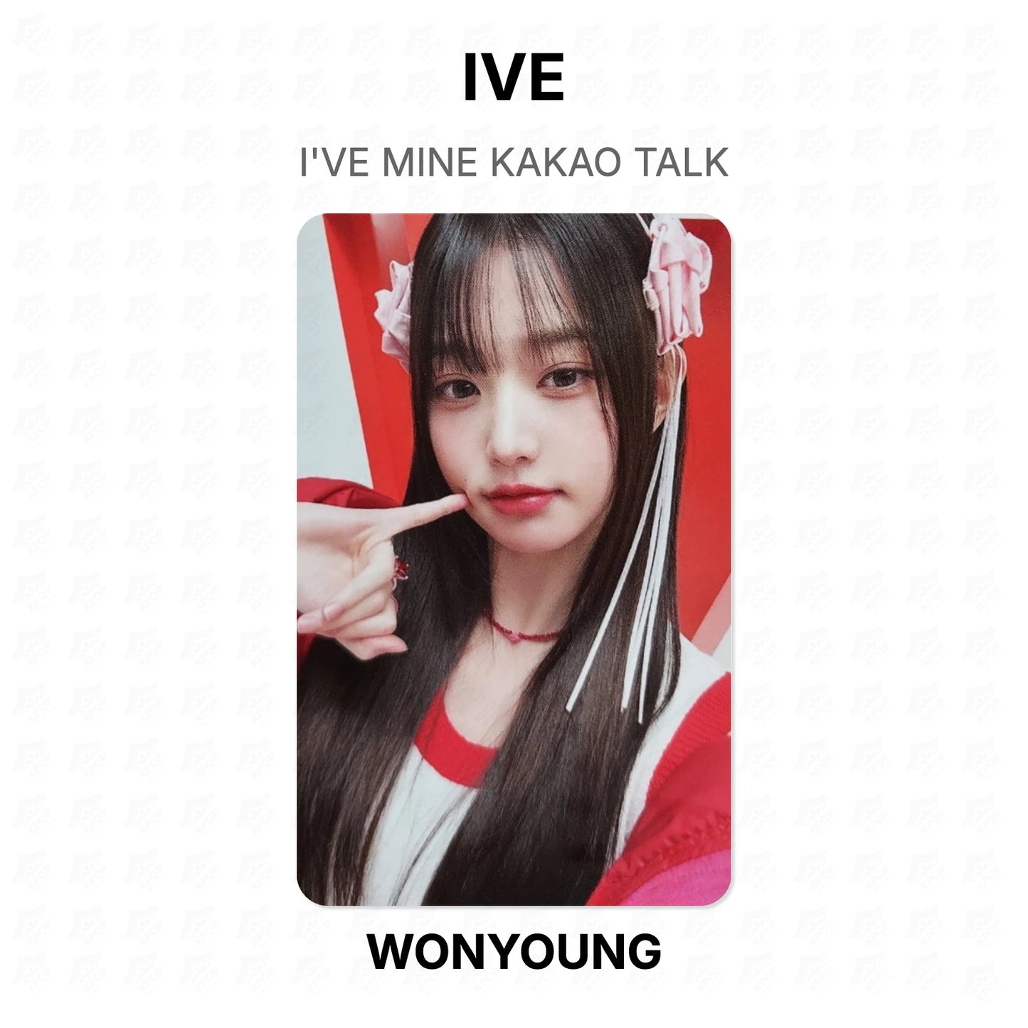 IVE I'VE MINE KAKAO TALK Official Photocard