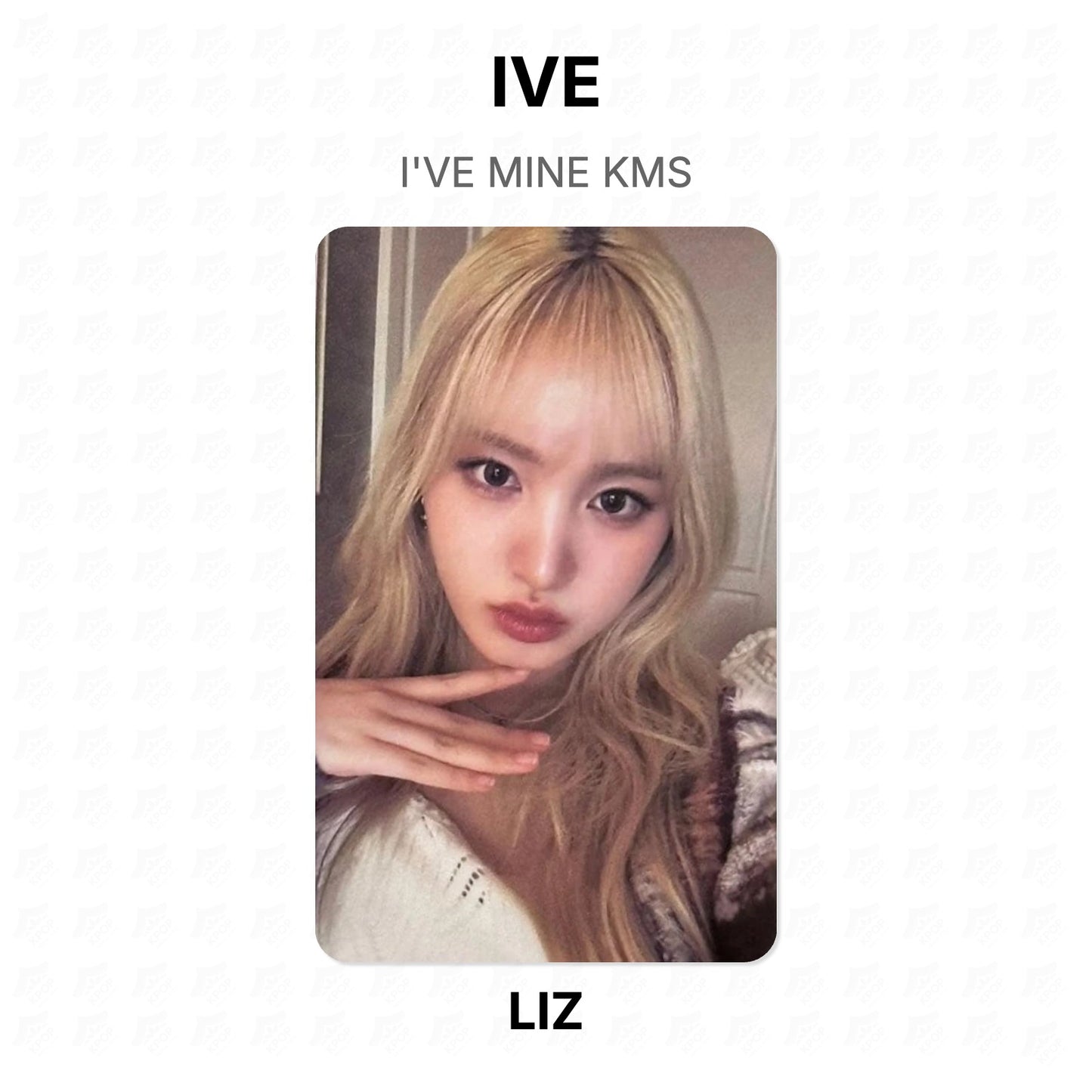 IVE I'VE MINE KMS Official Photocard