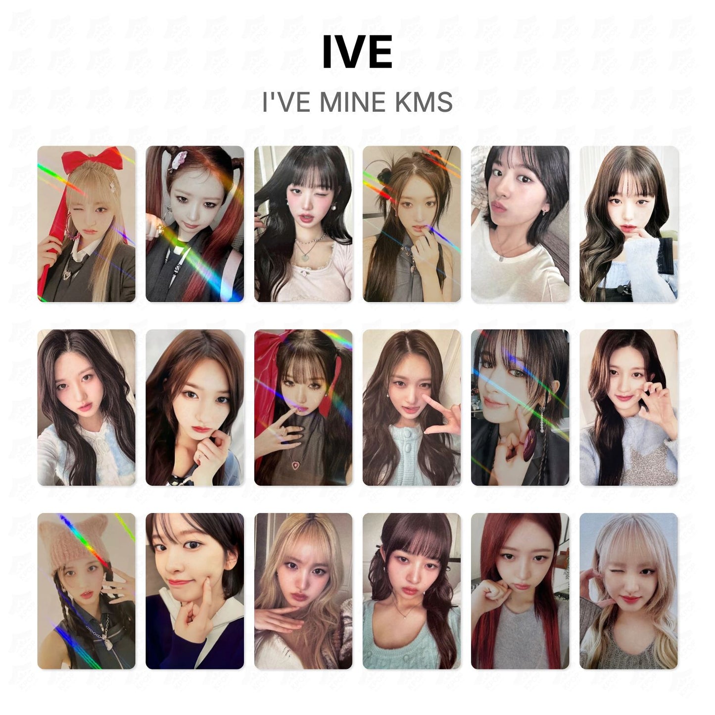 IVE I'VE MINE KMS Official Photocard