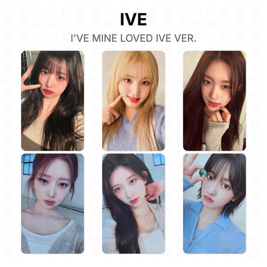 IVE I'VE MINE LOVED IVE VER. Official Photocard