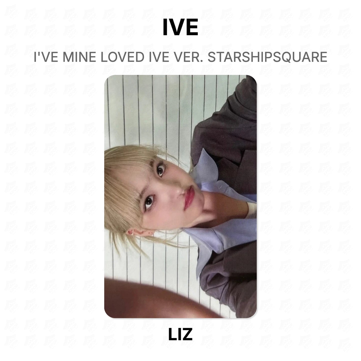 IVE I'VE MINE LOVED IVE VER. STARSHIPSQUARE Official Photocard