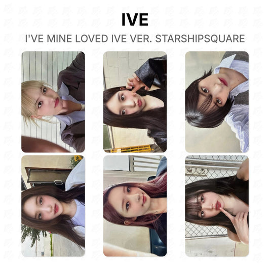 IVE I'VE MINE LOVED IVE VER. STARSHIPSQUARE Official Photocard