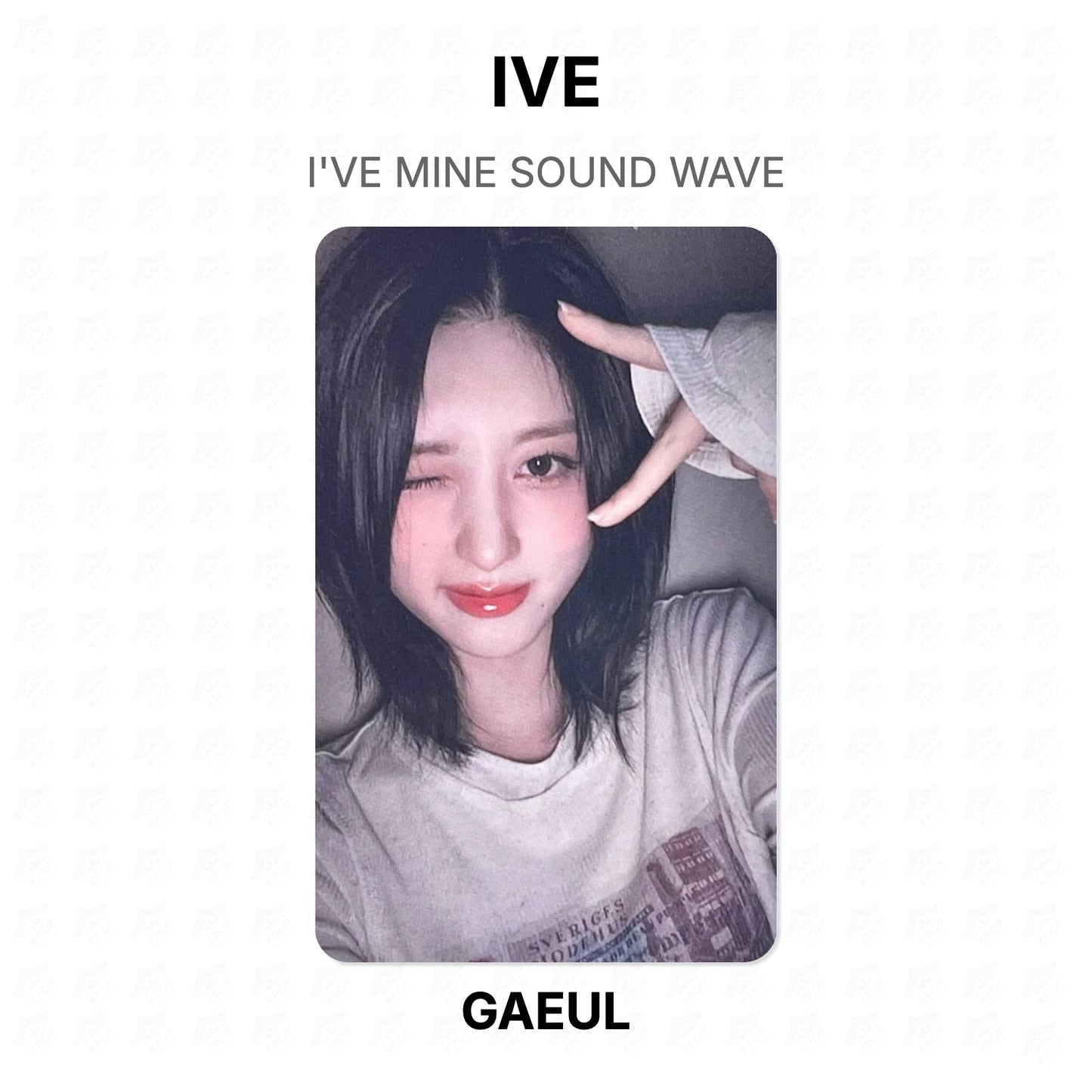 IVE I'VE MINE SOUND WAVE Official Photocard