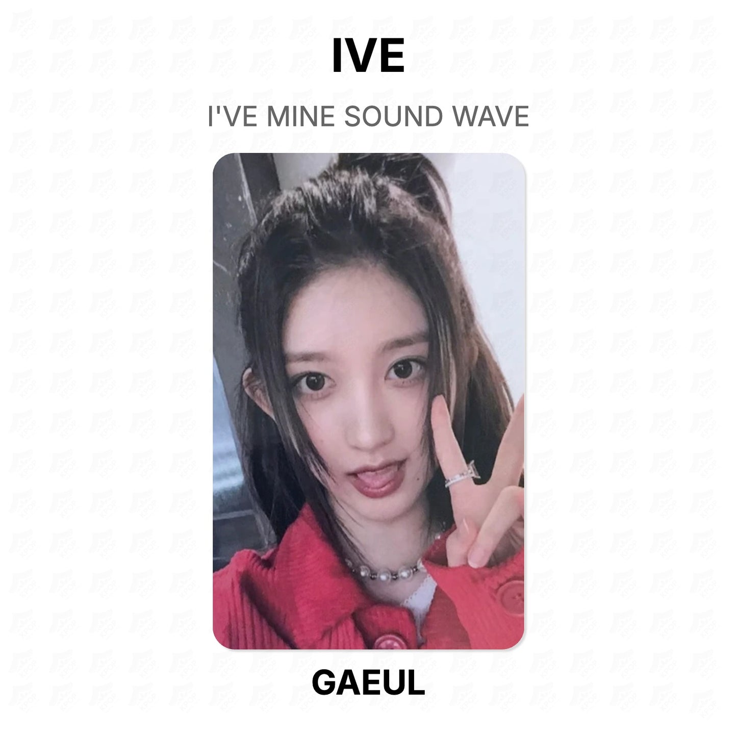 IVE I'VE MINE SOUND WAVE Official Photocard