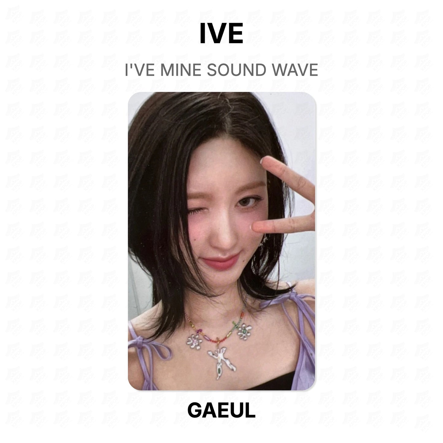 IVE I'VE MINE SOUND WAVE Official Photocard