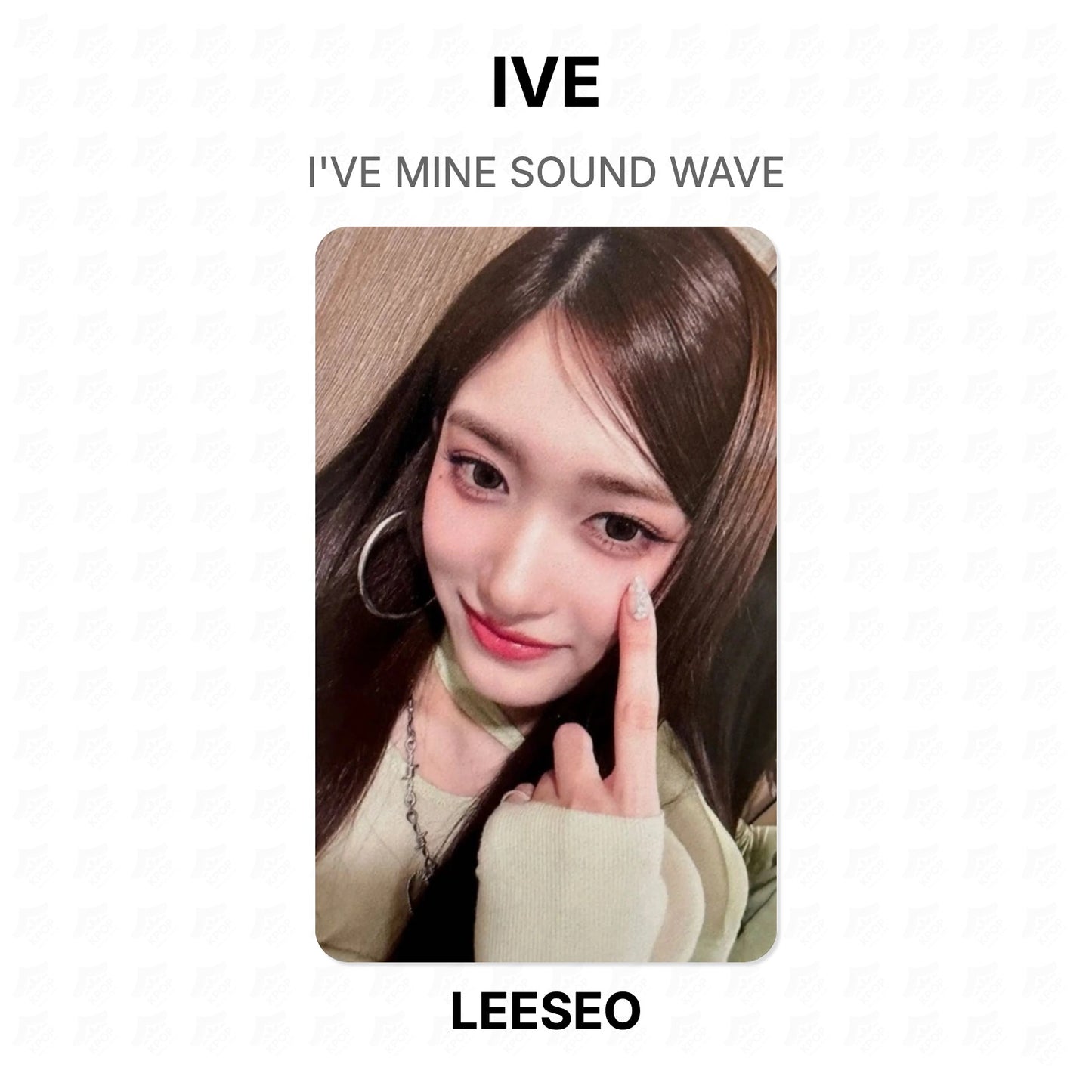 IVE I'VE MINE SOUND WAVE Official Photocard