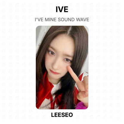 IVE I'VE MINE SOUND WAVE Official Photocard