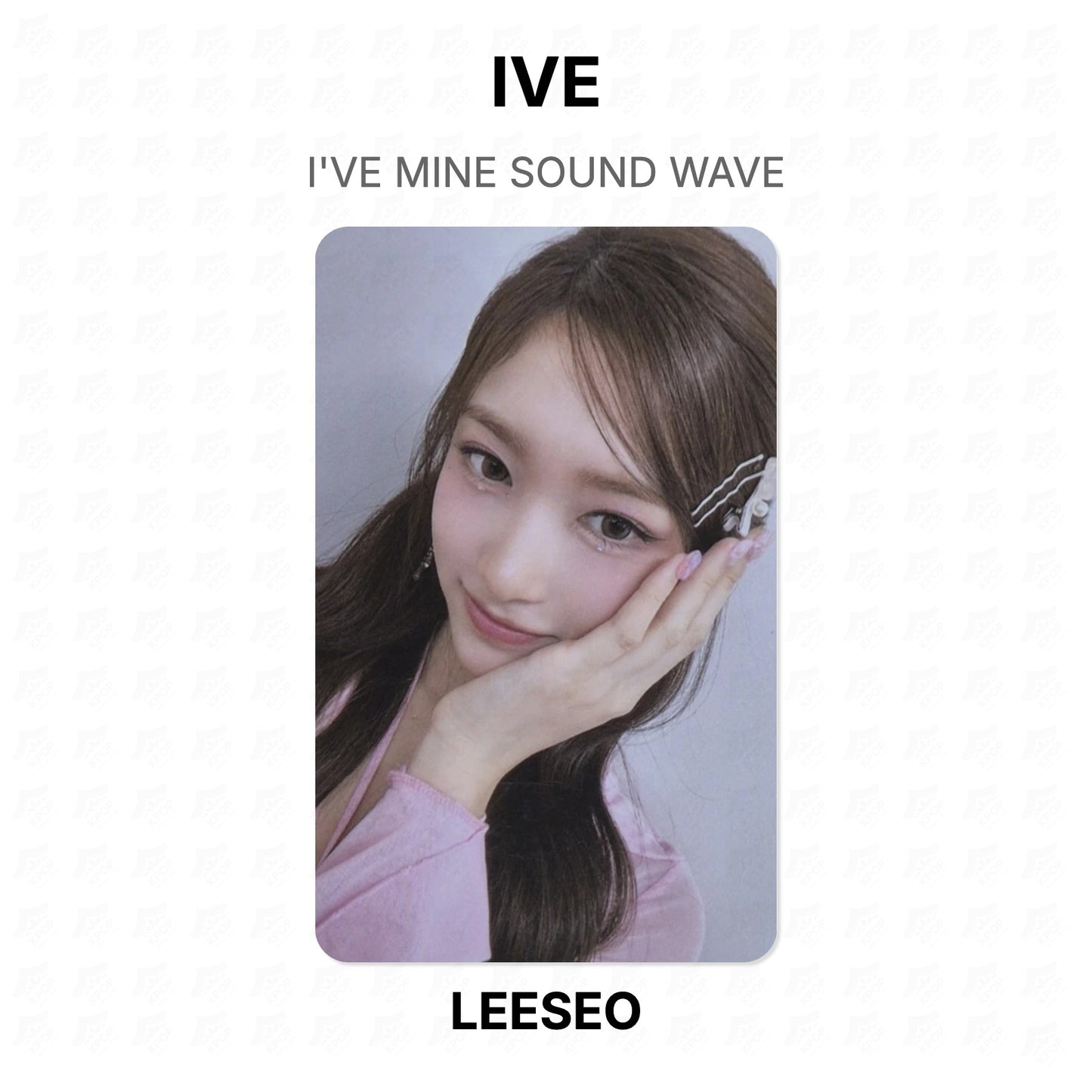 IVE I'VE MINE SOUND WAVE Official Photocard