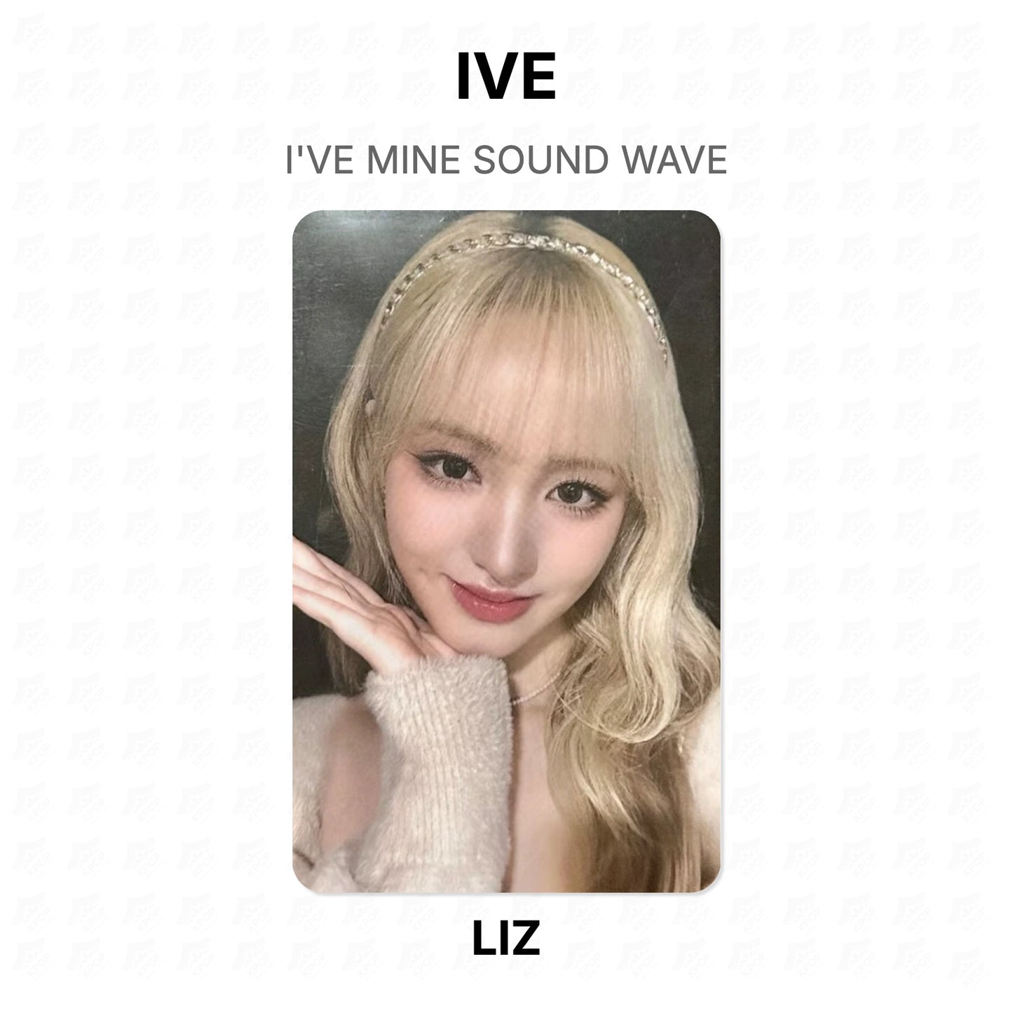 IVE I'VE MINE SOUND WAVE Official Photocard