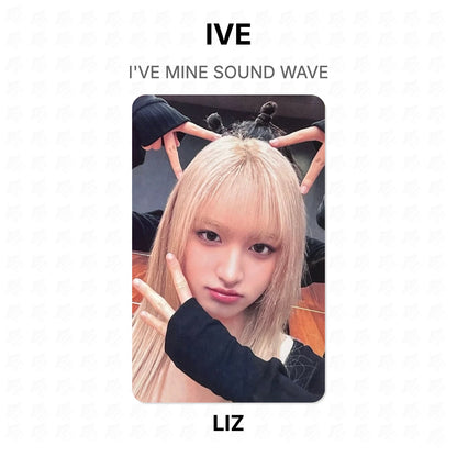 IVE I'VE MINE SOUND WAVE Official Photocard