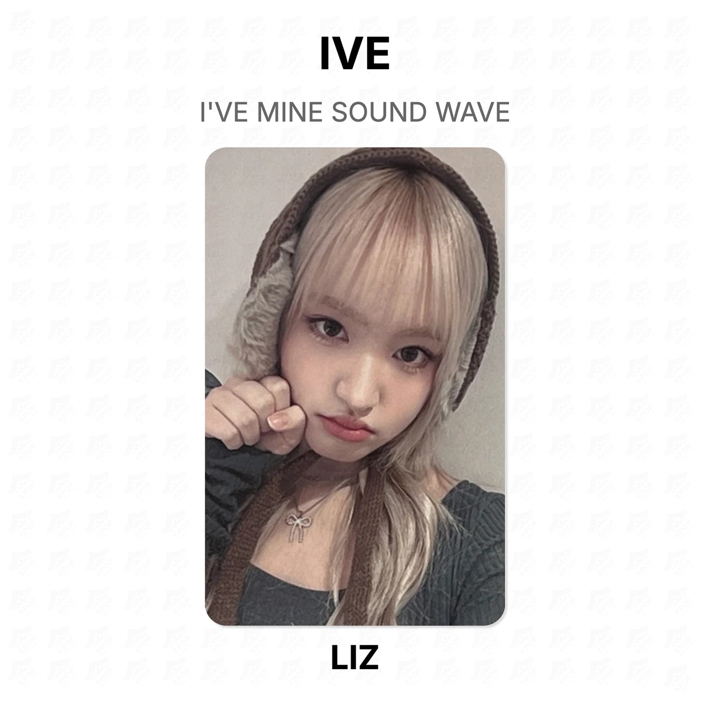 IVE I'VE MINE SOUND WAVE Official Photocard