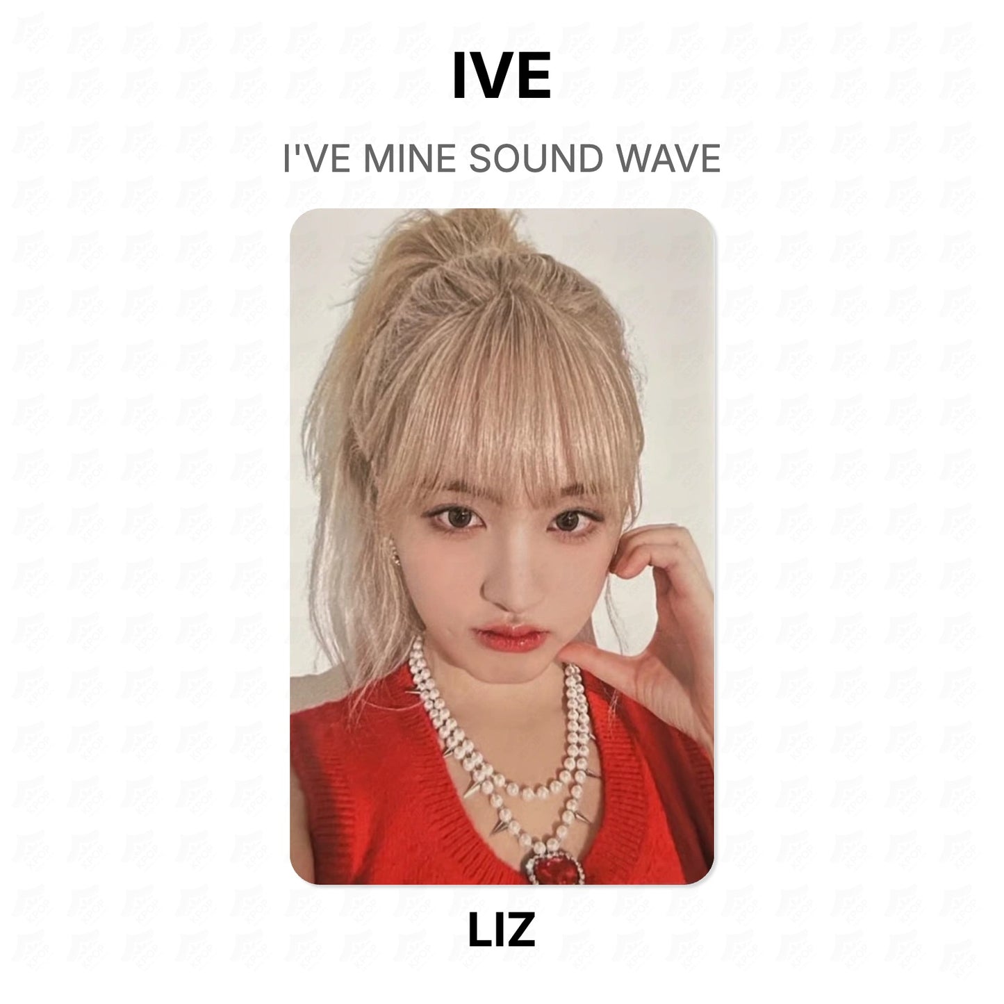 IVE I'VE MINE SOUND WAVE Official Photocard