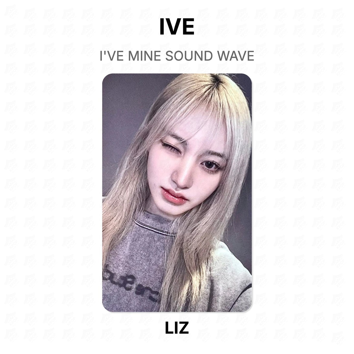 IVE I'VE MINE SOUND WAVE Official Photocard