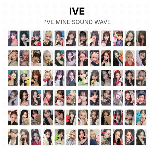 IVE I'VE MINE SOUND WAVE Official Photocard