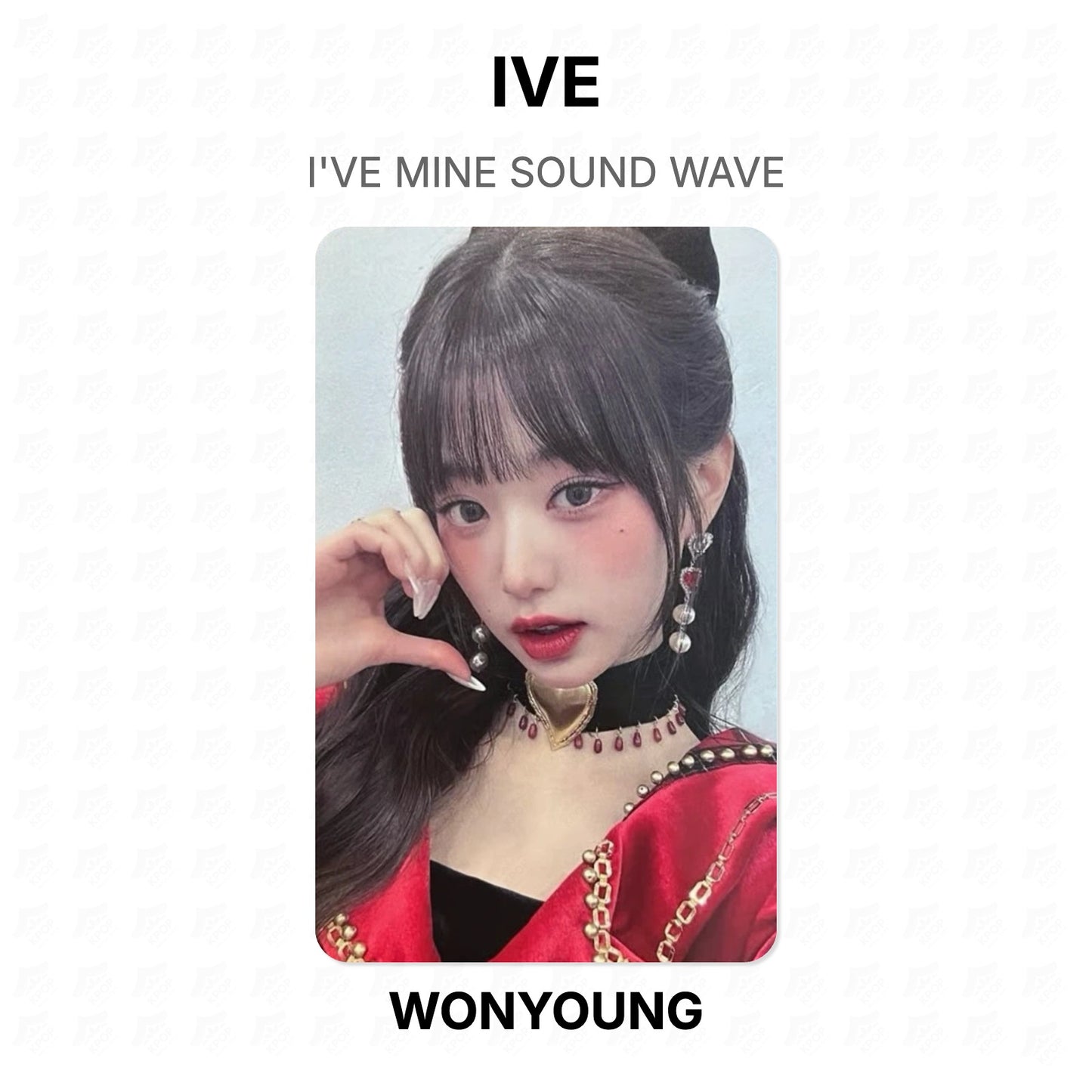 IVE I'VE MINE SOUND WAVE Official Photocard