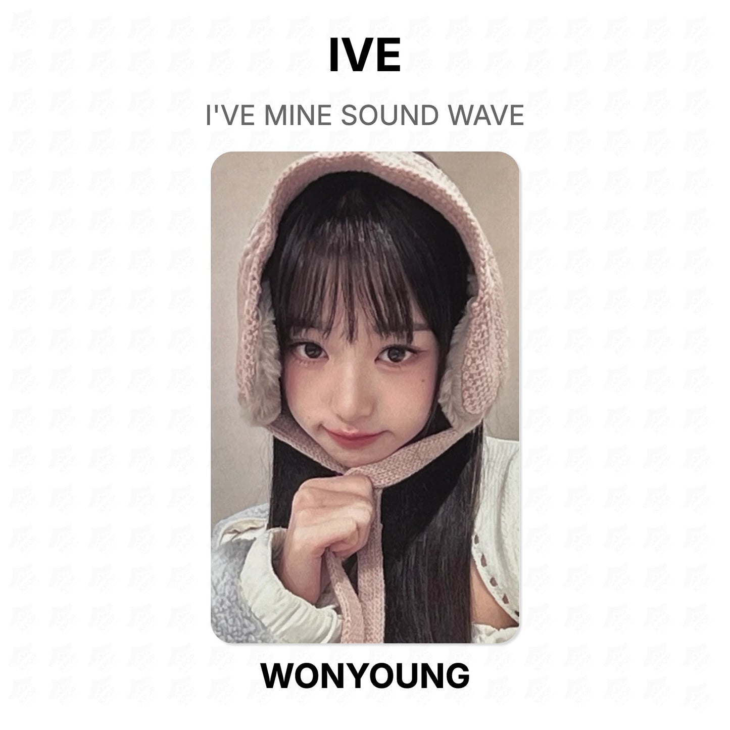 IVE I'VE MINE SOUND WAVE Official Photocard