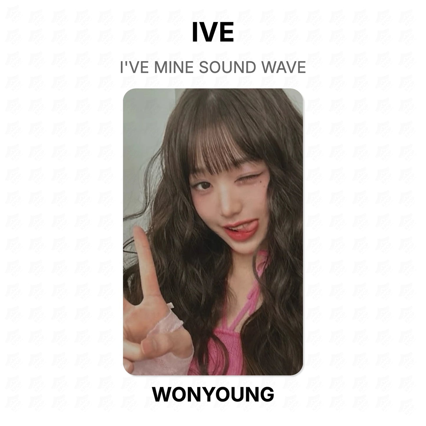 IVE I'VE MINE SOUND WAVE Official Photocard