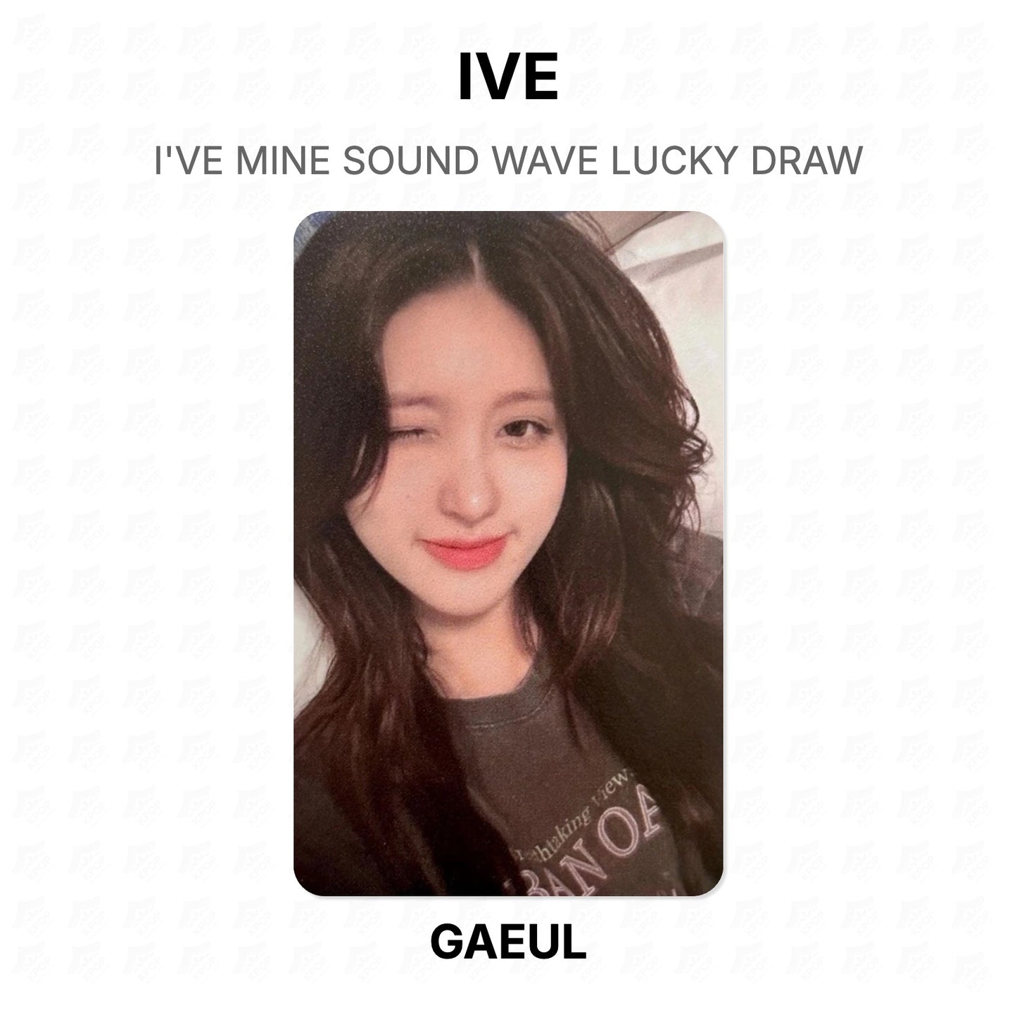 IVE I'VE MINE SOUND WAVE LUCKY DRAW Official Photocard