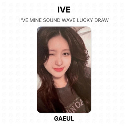 IVE I'VE MINE SOUND WAVE LUCKY DRAW Official Photocard
