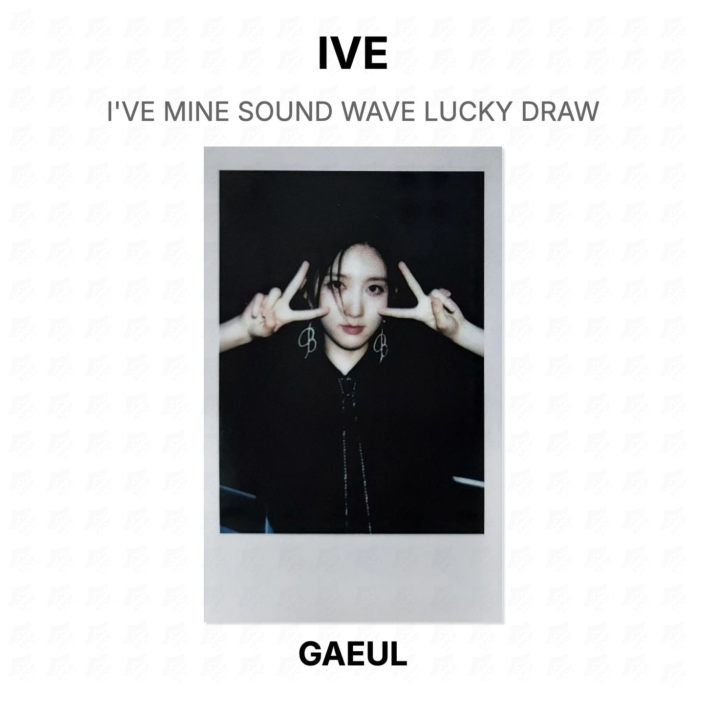 IVE I'VE MINE SOUND WAVE LUCKY DRAW Official Photocard