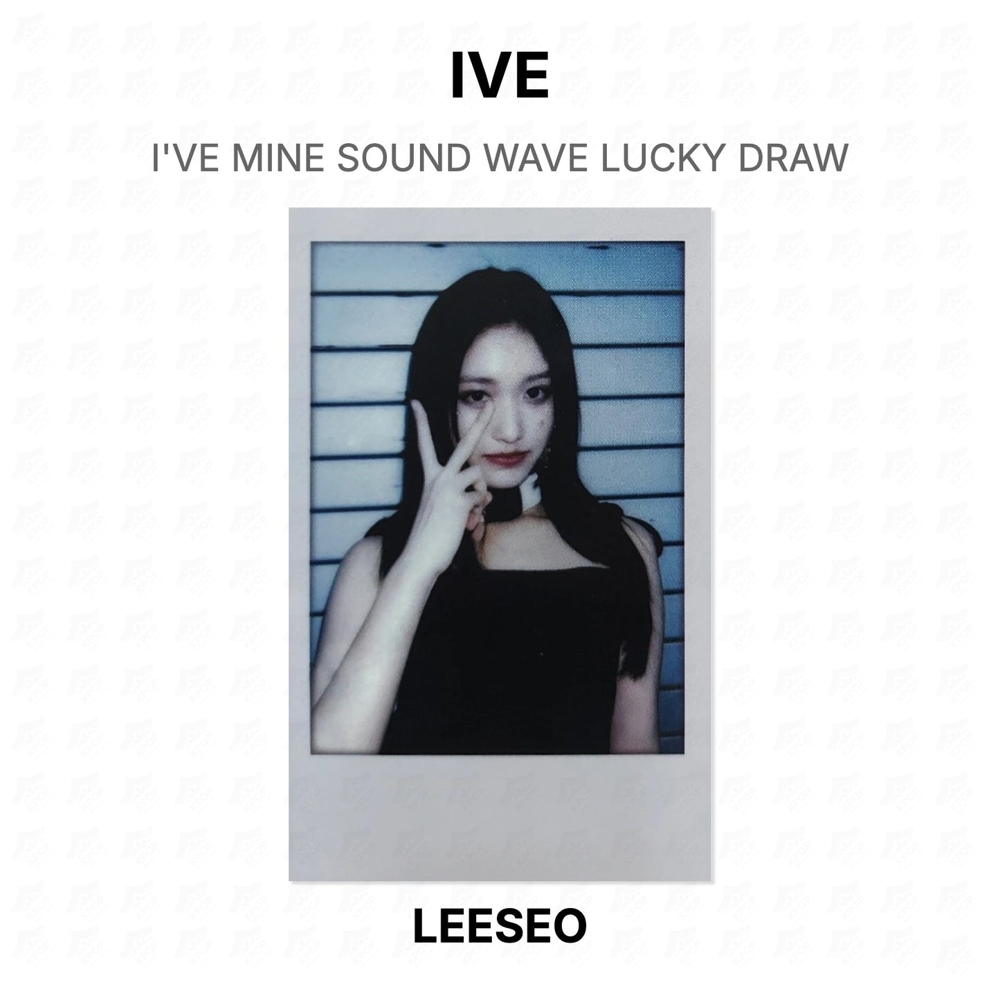 IVE I'VE MINE SOUND WAVE LUCKY DRAW Official Photocard