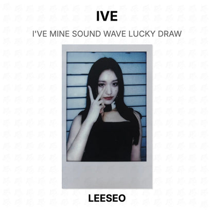 IVE I'VE MINE SOUND WAVE LUCKY DRAW Official Photocard