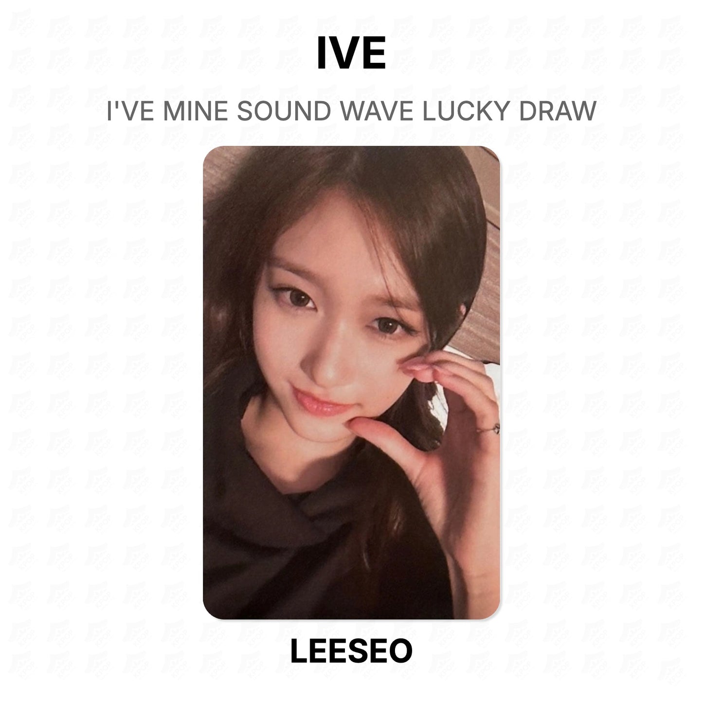 IVE I'VE MINE SOUND WAVE LUCKY DRAW Official Photocard
