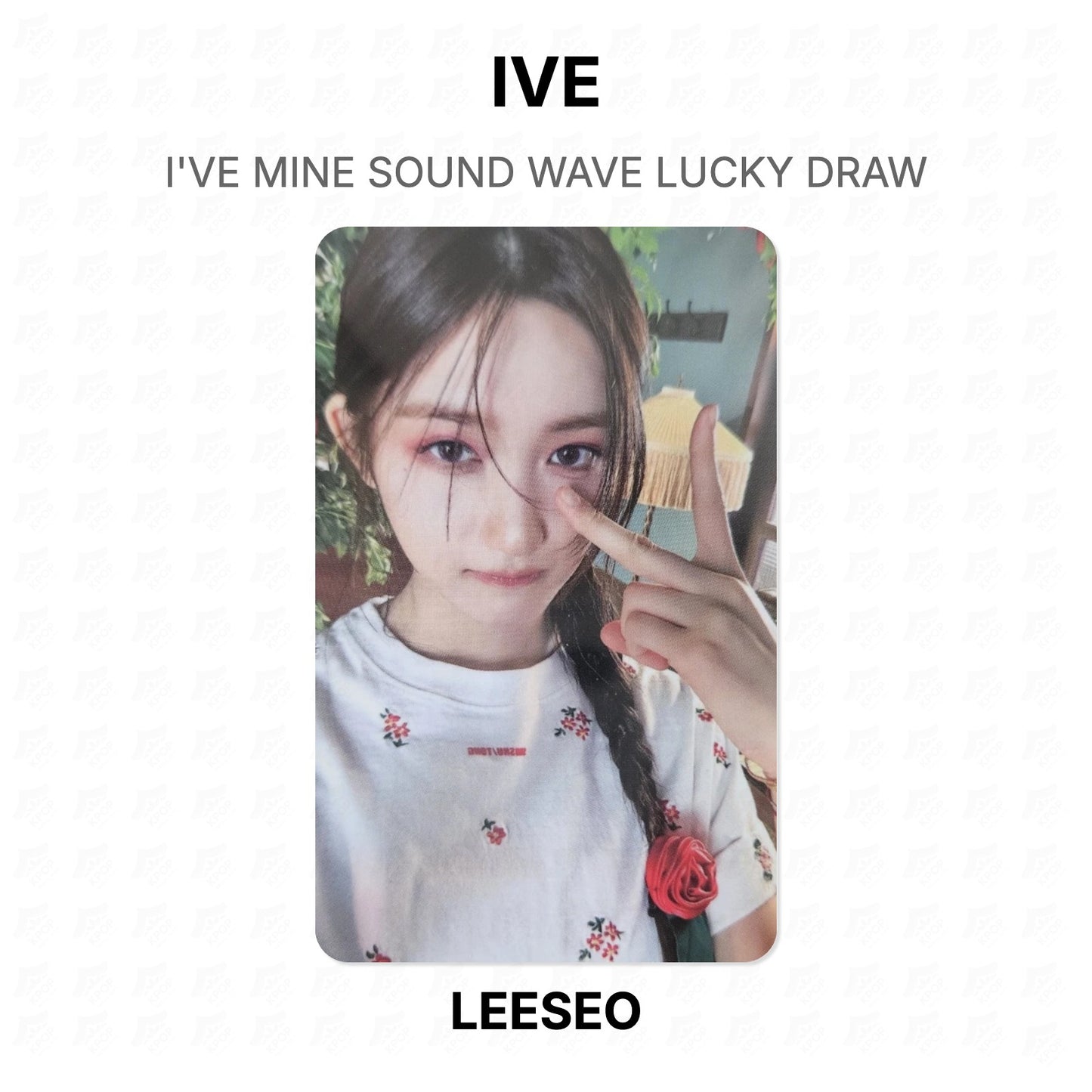IVE I'VE MINE SOUND WAVE LUCKY DRAW Official Photocard