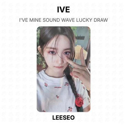 IVE I'VE MINE SOUND WAVE LUCKY DRAW Official Photocard