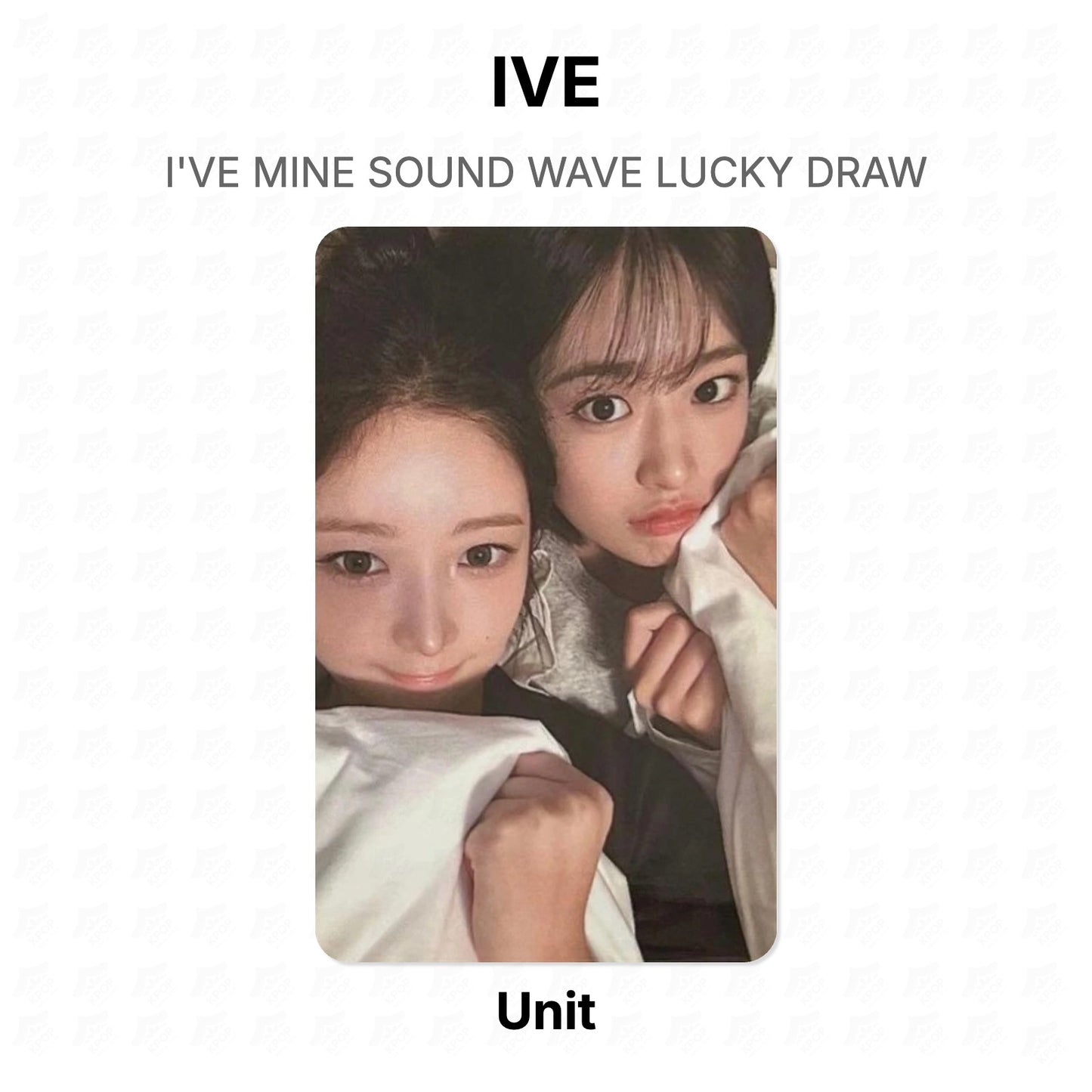 IVE I'VE MINE SOUND WAVE LUCKY DRAW Official Photocard