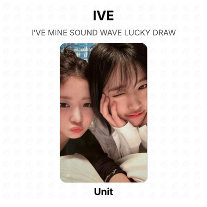 IVE I'VE MINE SOUND WAVE LUCKY DRAW Official Photocard