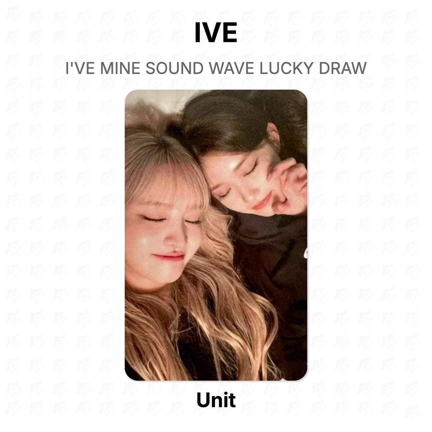 IVE I'VE MINE SOUND WAVE LUCKY DRAW Official Photocard