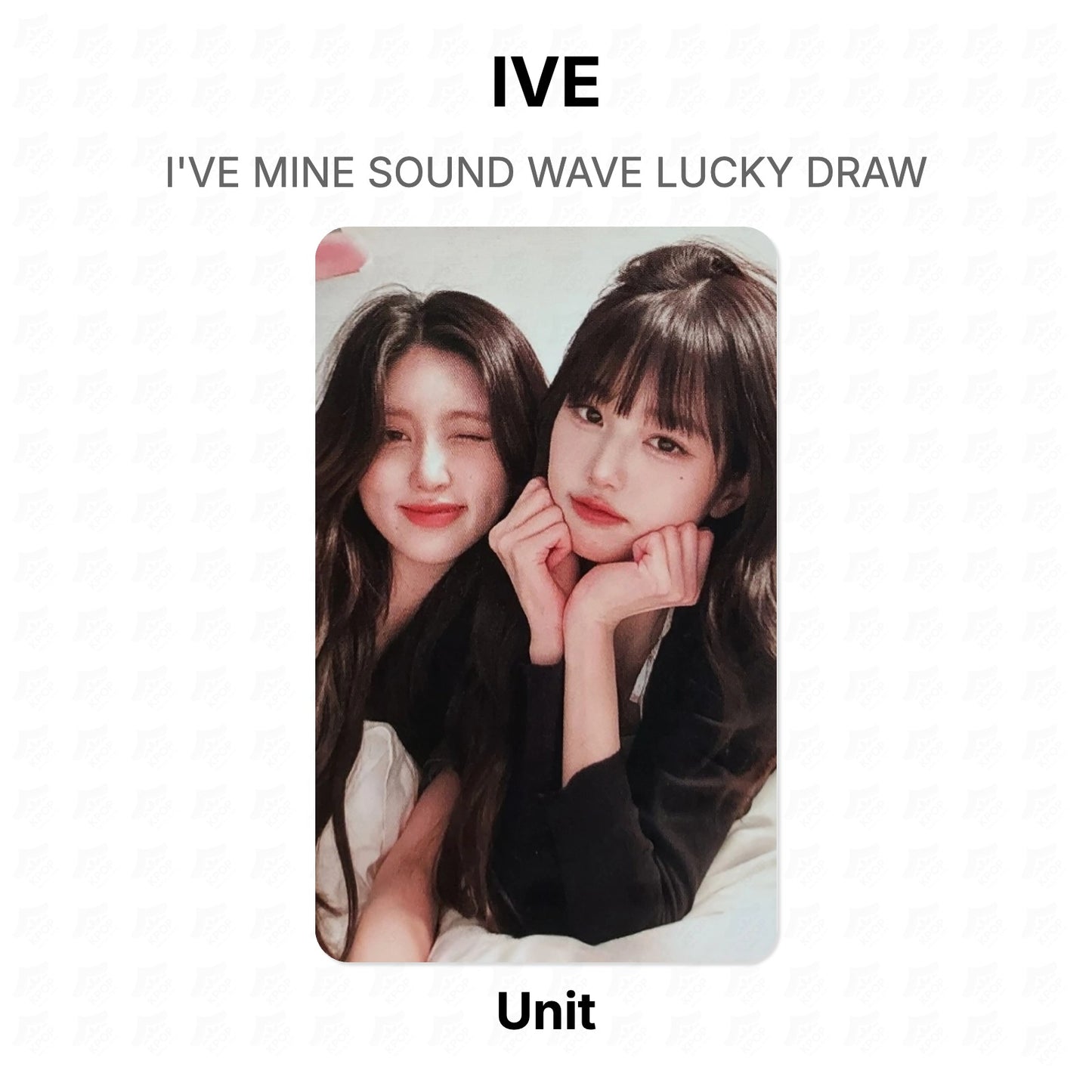 IVE I'VE MINE SOUND WAVE LUCKY DRAW Official Photocard