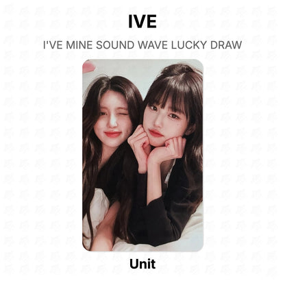 IVE I'VE MINE SOUND WAVE LUCKY DRAW Official Photocard