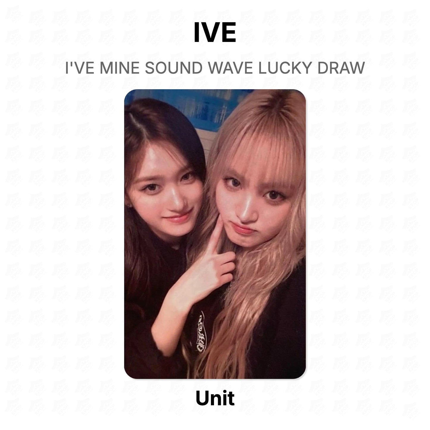 IVE I'VE MINE SOUND WAVE LUCKY DRAW Official Photocard
