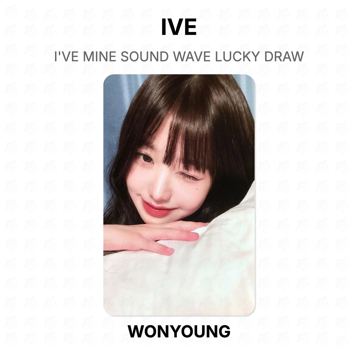 IVE I'VE MINE SOUND WAVE LUCKY DRAW Official Photocard