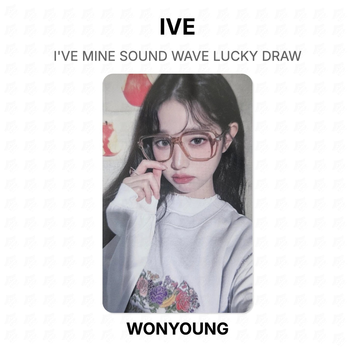 IVE I'VE MINE SOUND WAVE LUCKY DRAW Official Photocard