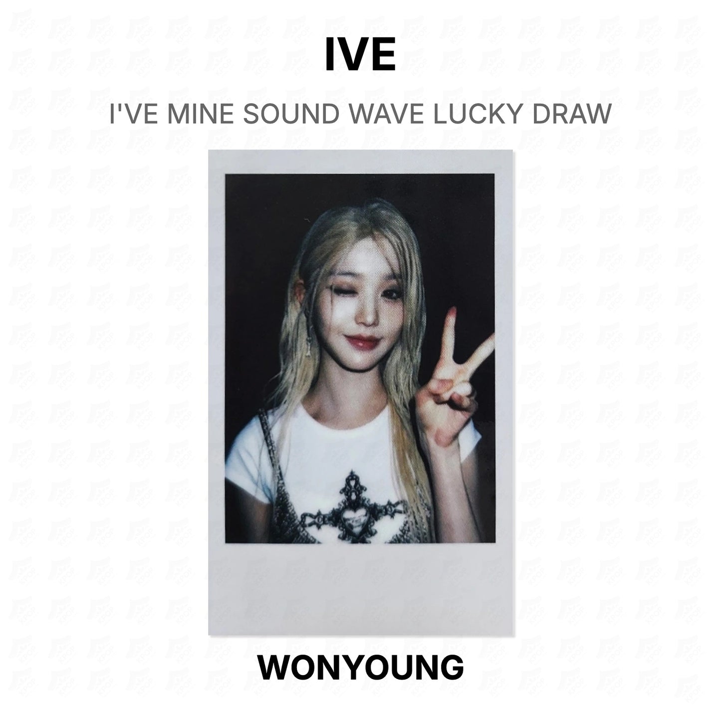 IVE I'VE MINE SOUND WAVE LUCKY DRAW Official Photocard