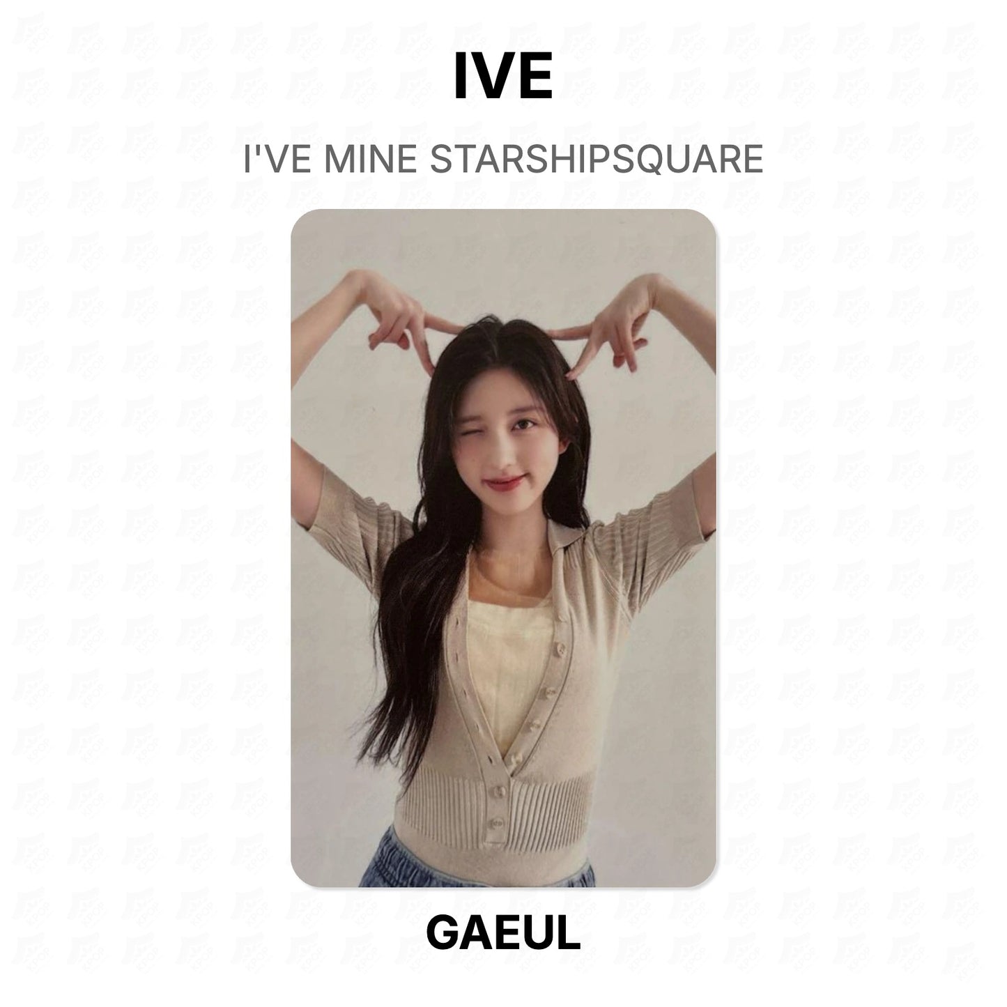 IVE I'VE MINE STARSHIPSQUARE Official Photocard
