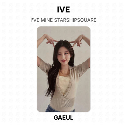 IVE I'VE MINE STARSHIPSQUARE Official Photocard