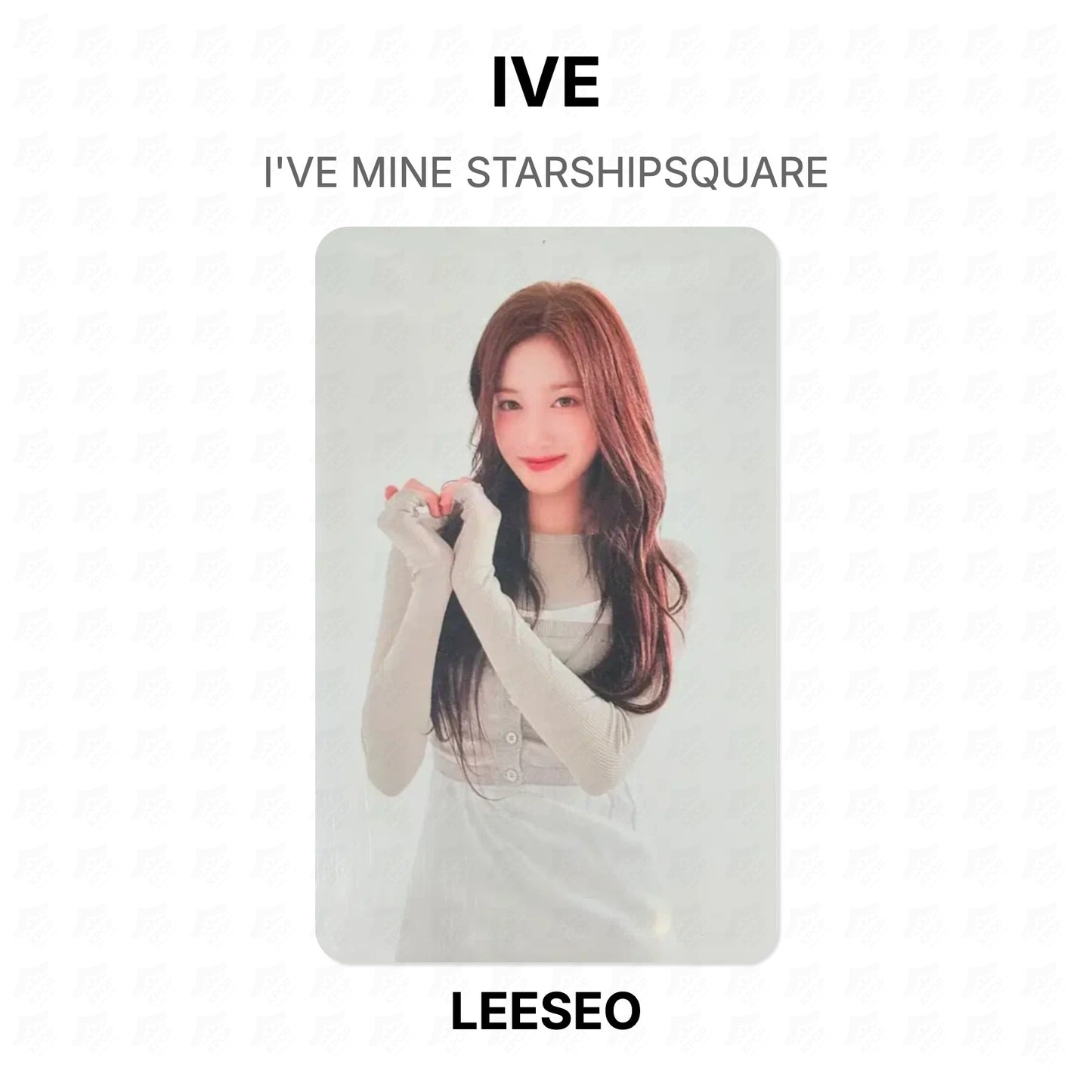 IVE I'VE MINE STARSHIPSQUARE Official Photocard