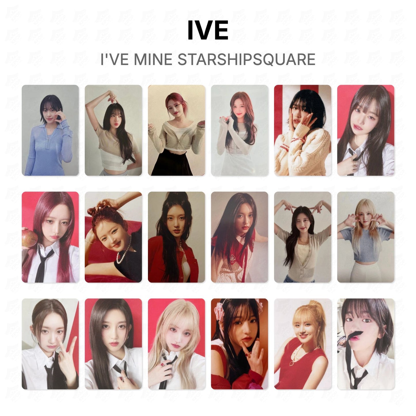 IVE I'VE MINE STARSHIPSQUARE Official Photocard