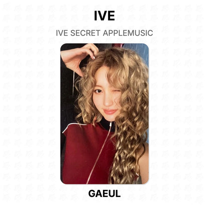 IVE SECRET APPLEMUSIC Official Photocard