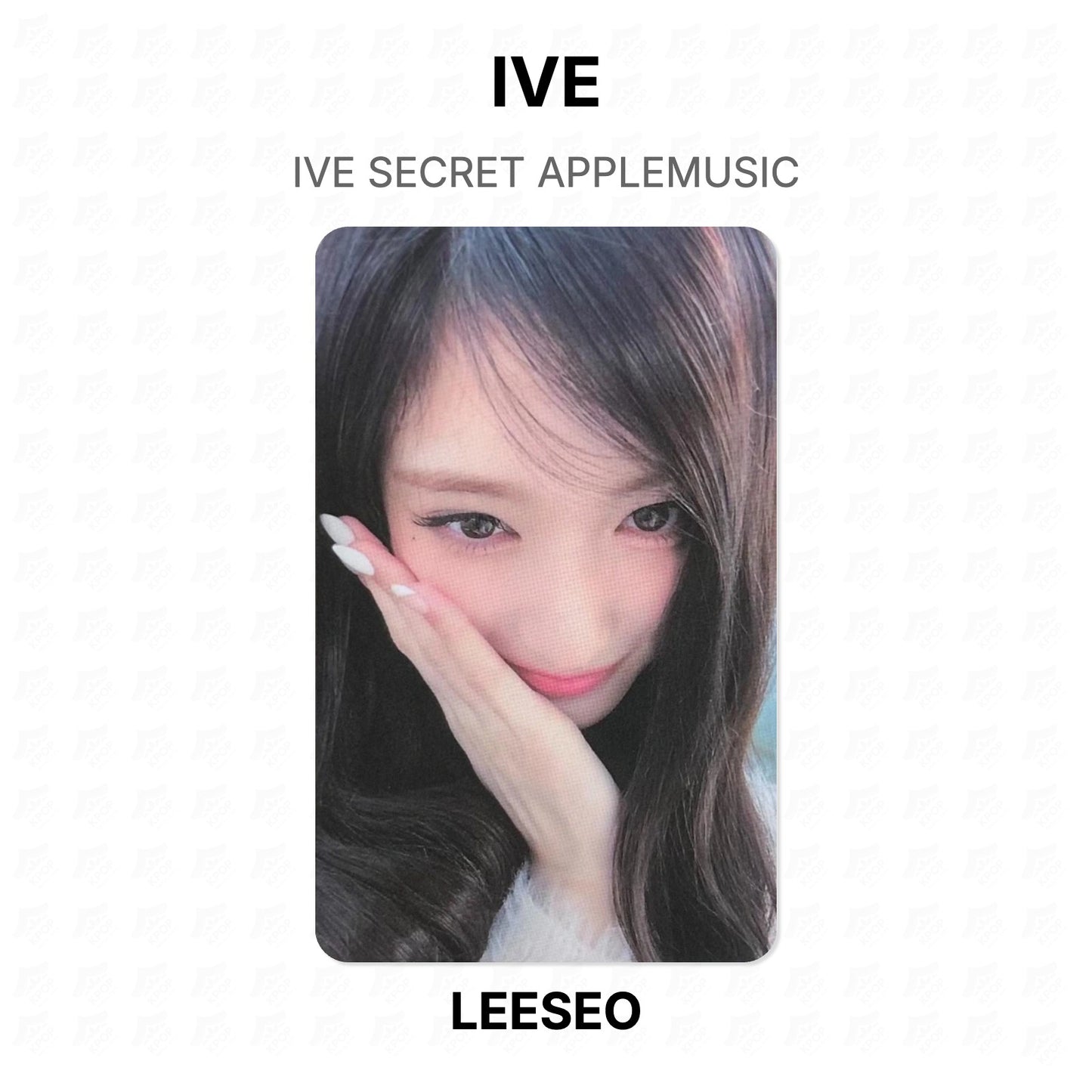 IVE SECRET APPLEMUSIC Official Photocard