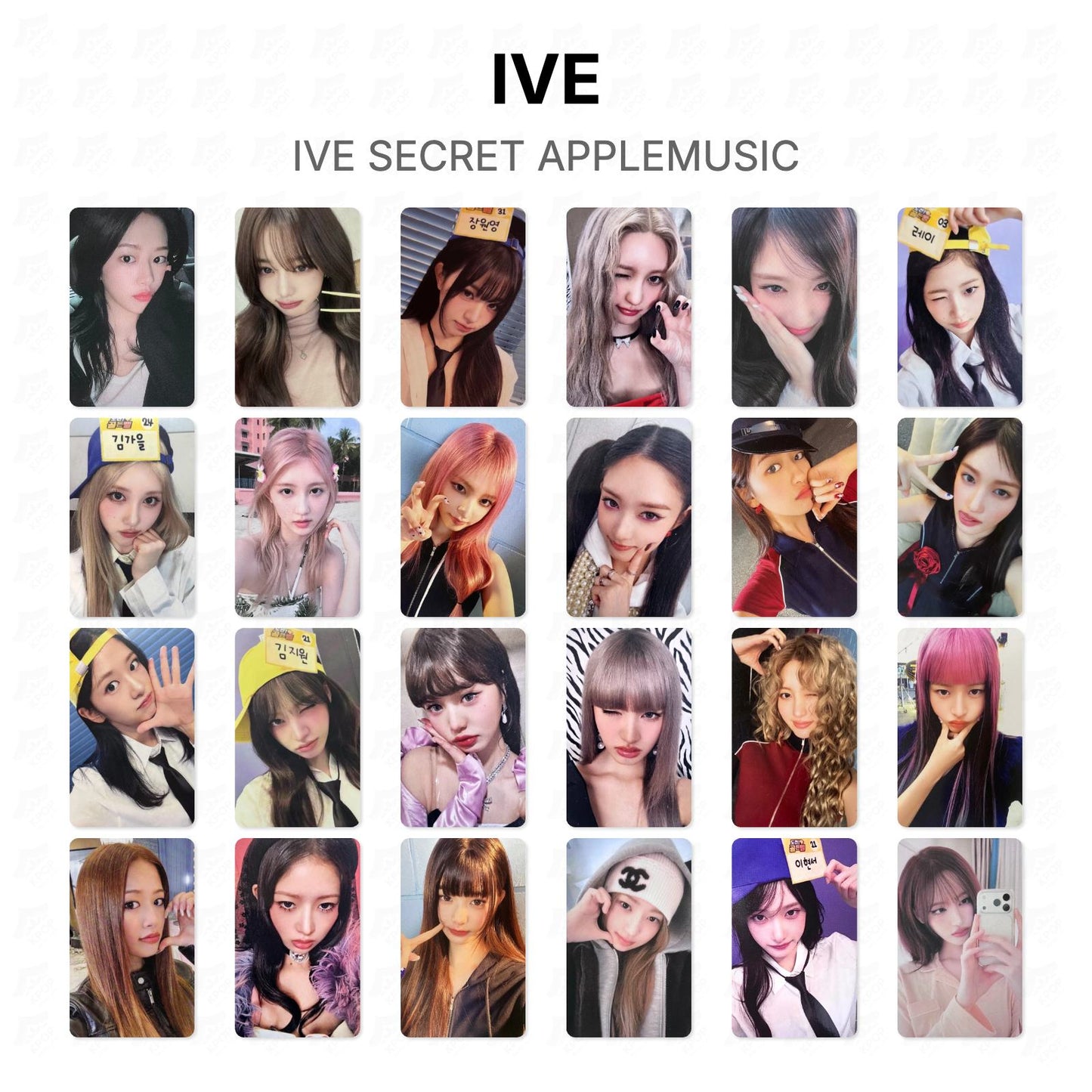 IVE SECRET APPLEMUSIC Official Photocard