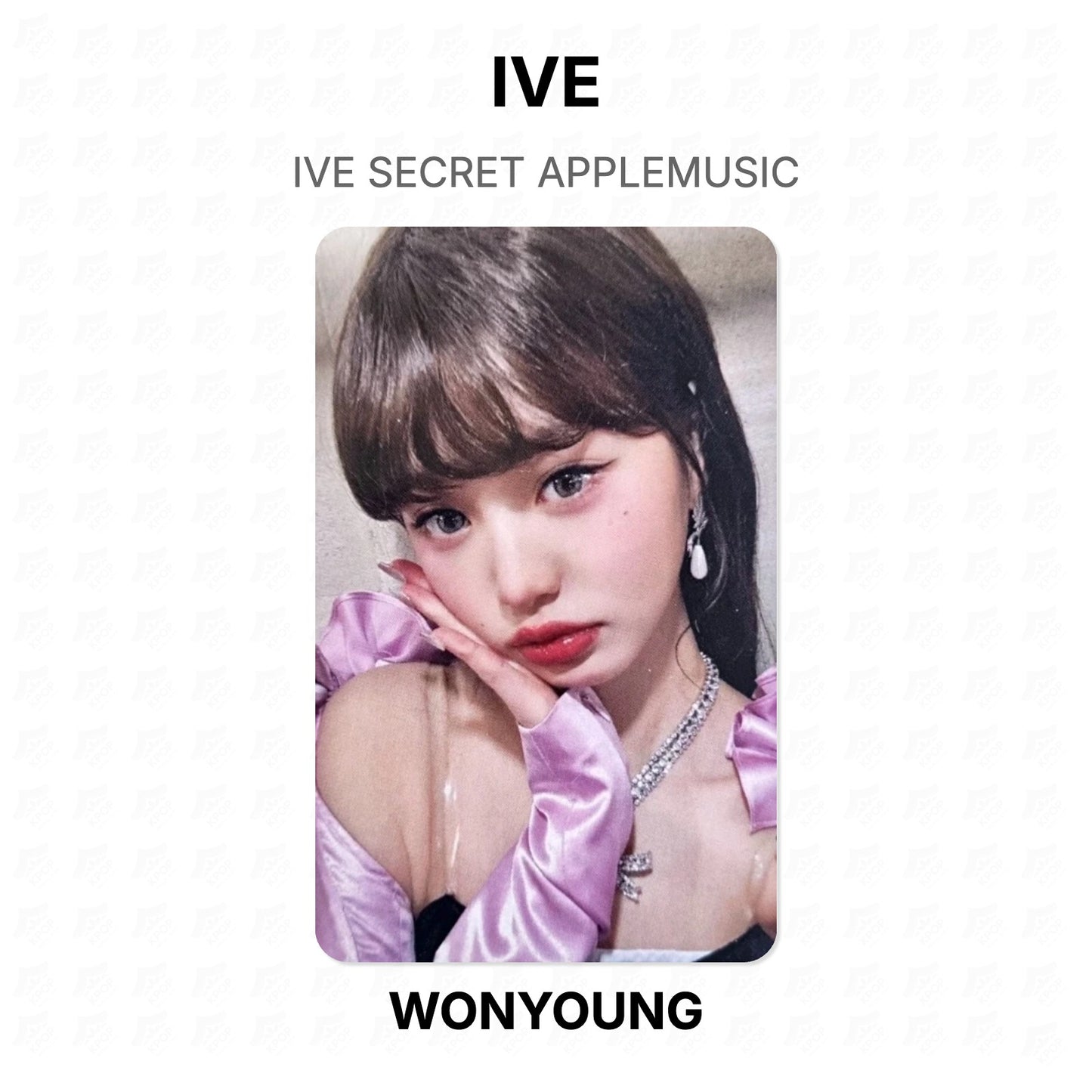 IVE SECRET APPLEMUSIC Official Photocard