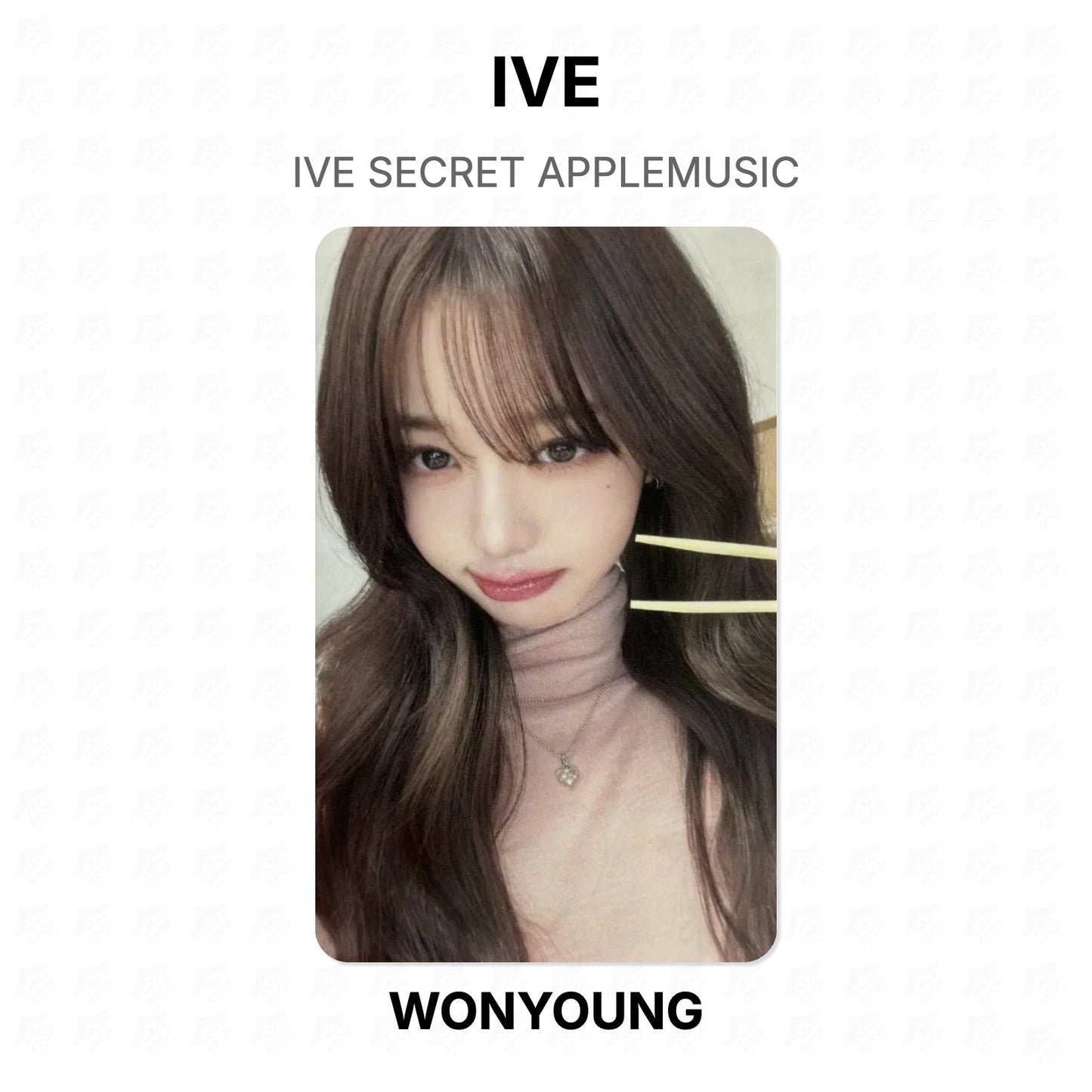 IVE SECRET APPLEMUSIC Official Photocard